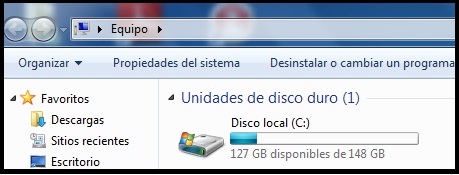 Enemistarse episodio Fuera de borda Averiguar el Tamaño del Disco Duro de su Computadora con Windows 7 | Manual  Windows7 / Tutorial Windows 7